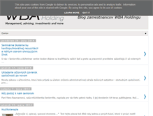 Tablet Screenshot of blog.wbaholding.eu